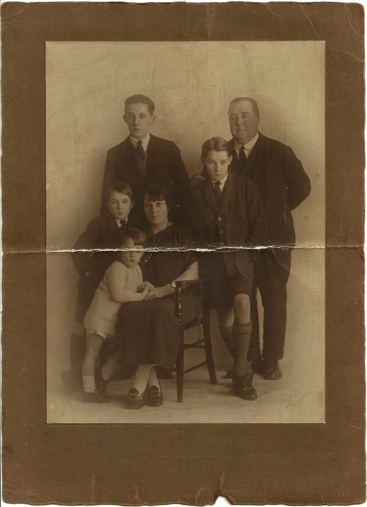 Original Old military portrait