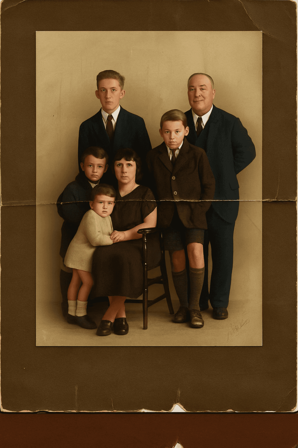 Colorized Old military portrait